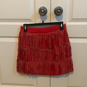 NWOT Vici- studded tassel skirt!